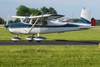 N5617A @ DLZ - Departing Delaware, Ohio during the EAA fly-in breakfast. - by Bob Simmermon