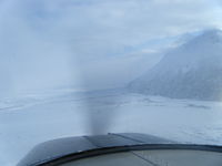 N72558 - This picture is of me in Lake George Pass Alaska pretty close to the Knik Glacier - by My flying buddy Will