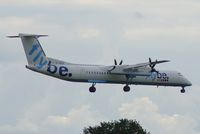 G-JECU @ EGSH - Landing at Norwich. - by Graham Reeve