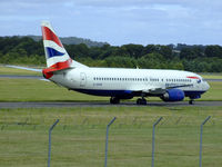 G-DOCN @ EGPH - BA B737-400 Arrives at EDI From LGW - by Mike stanners