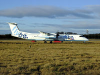 G-ECOG @ EDI - flybe Dash8Q-402 arrives at EDI in the late afternoon winter sunshine - by Mike stanners