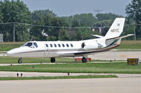 N61TL @ KDPA - BLUE TOPAZ HOLDINGS LLC Cessna 560 Citation Ultra arriving from KARV taxiway Whiskey KDPA. - by Mark Kalfas