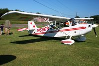 N6397N @ 2D7 - Parked in the grass at Beach City, Ohio during the Father's Day fly-in. - by Bob Simmermon