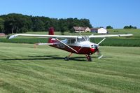N6793A @ 2D7 - Arriving at Beach City, Ohio during the Father's Day fly-in. - by Bob Simmermon