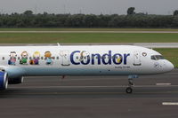 D-ABOJ @ EDDL - Condor, Boeing 757-330, CN: 29019/915, Peanuts Snoopy + Friends Sticker - by Air-Micha