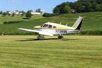 N7989N @ 2D7 - Arriving at Beach City, Ohio during the Father's Day fly-in. - by Bob Simmermon
