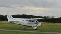 G-DUVL @ EGTH - G-DUVL departing Shuttleworth Military Pagent Air Display August 2010 - by Eric.Fishwick