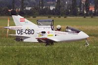 OE-CBD @ LOLW - 100 years Airfield Wels-Madrian 	Bede BD-5G c/n1384 - by Delta Kilo