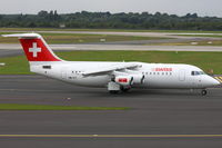HB-IYY @ EDDL - Swiss, British Aerospace Avro RJ100, CN: E3339 - by Air-Micha
