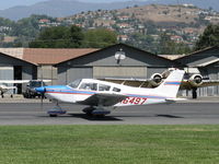 N16497 @ SZP - 1973 Piper PA-28-235 CHEROKEE CHARGER, Lycoming O-540-D4B5 235 Hp, takeoff roll Rwy 22 - by Doug Robertson