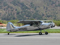 N1748D @ SZP - 1951 Cessna 170A, Continental C145 145 Hp, landing roll Rwy 22 - by Doug Robertson