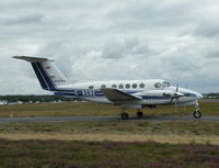 G-BGRE @ EGHP - MARTIN-BAKER SUPER KINGAIR ENTERING RWY 25 - by BIKE PILOT