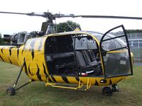 N9362 - Aerospatiale SA.316B Alouette III parked on the lawn in front of the AeroVenture Museum, Doncaster