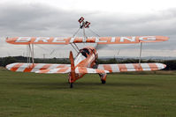 N707TJ @ X5FB - Boeing PT-17 Kaydet at Fishburn Airfield in July 2010. - by Malcolm Clarke