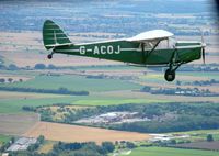 G-ACOJ - Leapord Moth over Breighton E.Yorks - by PETER LAMB