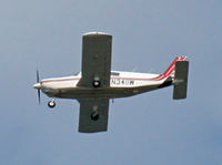 N3411W - Caught flying high over Sandy Hook inlet. - by Daniel L. Berek
