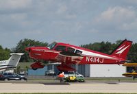 N4114J @ KOSH - Piper PA-28-140 - by Mark Pasqualino