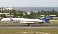 N994AJ @ TNCM - Amerijet N994AJ landing at TNCM runway 10 - by Daniel Jef