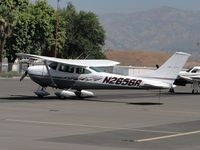 N2656R @ POC - Parked in transient parking - by Helicopterfriend