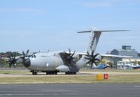 EC-402 @ EGLF - Airbus A400M second prototype ready for the flying display at Farnborough International 2010