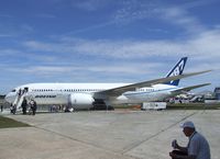 N787BX @ EGLF - Boeing 787-8 Dreamliner at Farnborough International 2010