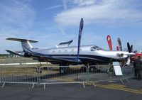 HB-FVH @ EGLF - Pilatus PC-12 at Farnborough International 2010