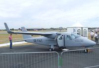 OE-FAT @ EGLF - Tecnam P2006T MMA (Multi Mission Aircraft) at Farnborough International 2010 - by Ingo Warnecke