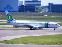 PH-HZX @ EHAM - Transavia Airlines - by Chris Hall