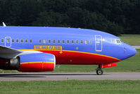 N935WN @ ORF - Close-up shot of Southwest Airlines N935WN showing the Free Bags Fly Here sticker that was recently added to the right side of the aircraft. This is Flight 1788 from Orlando Int'l (KMCO). - by Dean Heald