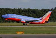 N371SW @ ORF - Southwest Airlines N371SW (FLT SWA2563) departing RWY 5 en route to Tampa Int'l (KTPA). - by Dean Heald