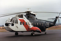G-BEJL @ EGQL - S-61N of British Airways Helicopters on display at the 1984 RAF Leuchars Airshow. - by Peter Nicholson