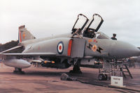 XT863 @ EGQL - Phantom FG.1 of Leuchars-based 111 Squadron in the static park at the 1984 RAF Leuchars Airshow. - by Peter Nicholson