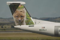 N505LX @ KBIL - Frontier Dash 8 lookin Foxy - by Daniel Ihde