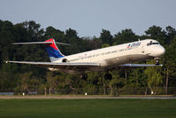 N919DL @ ORF - Delta Air Lines N919DL (FLT DAL1238) from Hartsfield-Jackson Atlanta Int'l (KATL) landing RWY 23. - by Dean Heald