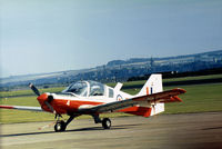 XX522 @ EGQL - Bulldog T.1 of 2 Flying Training School on display at the 1973 RAF Leuchars Airshow. - by Peter Nicholson