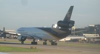 N283UP @ KMSP - Poor photo of a UPS MD-11 on departure roll from MSP. - by Kreg Anderson