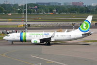 PH-HZC @ EHAM - Transavia Airlines - by Chris Hall