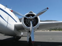 N41CW @ SZP - 1954 Lockheed 18-56 LODESTAR modified, two Wright C9HD 1,425 Hp upgrade radials - by Doug Robertson