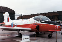 XW334 @ EGQL - Jet Provost  T.5A of the Royal Air Force College Cranwell on display at the 1984 RAF Leuchars Airshow. - by Peter Nicholson