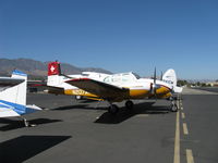 N207AF @ SZP - 1955 Beech C50 TWIN BONANZA 'Pegasus', two Lycoming GO-480-F1A6 275  Hp each geared engines - by Doug Robertson