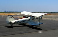 N250YM @ KSQL - 1994 Classic Aircraft Corp WACO YMF taxiing at San Carlos, CA - by Steve Nation