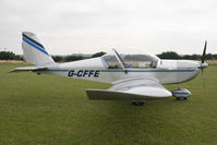 G-CFFE @ X5FB - Cosmik EV-97 TeamEurostar UK at Fishburn Airfield in August 2010. - by Malcolm Clarke