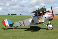 G-BWMJ @ EGBK - 1981 Gauld-galliers R And Day Lj REPLICA NIEUPORT SCOUT 17/23, c/n: PFA 121-12351 wears Serials N1977 at 2010 Sywell Airshow - by Terry Fletcher