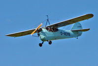 G-AEVS @ EGBK - 1937 Aeronautical Corporation Of Gb Ltd AERONCA 100, c/n: AB114 at 2010 Sywell Airshow - by Terry Fletcher
