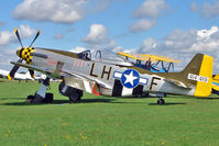 G-MSTG @ EGBK - 1945 North American Aviation Inc NORTH AMERICAN P-51D MUSTANG, c/n: 124-48271 at 2010 Sywell Airshow - by Terry Fletcher