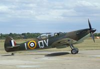 G-CCCA @ EGSU - Supermarine Spirfire IX T at Duxford airfield