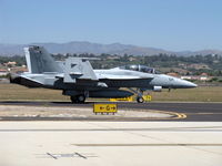 165794 @ CMA - Boeing F/A-18F SUPER HORNET, taxi back after landing - by Doug Robertson