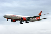 VT-ALG @ EDDF - Air India Boeing B777-237/LR to approach on RWY25L inFRA/EDDF - by Janos Palvoelgyi