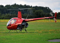 G-BWTH @ EGTB - Robinson R22 Beta ex HB-XYD at Wycombe Air Park - by moxy