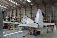N47DG - Republic (Curtiss) P-47G-10CU (P-47D-5-RE) Thunderbolt being worked on at the Imperial War Museum, Duxford